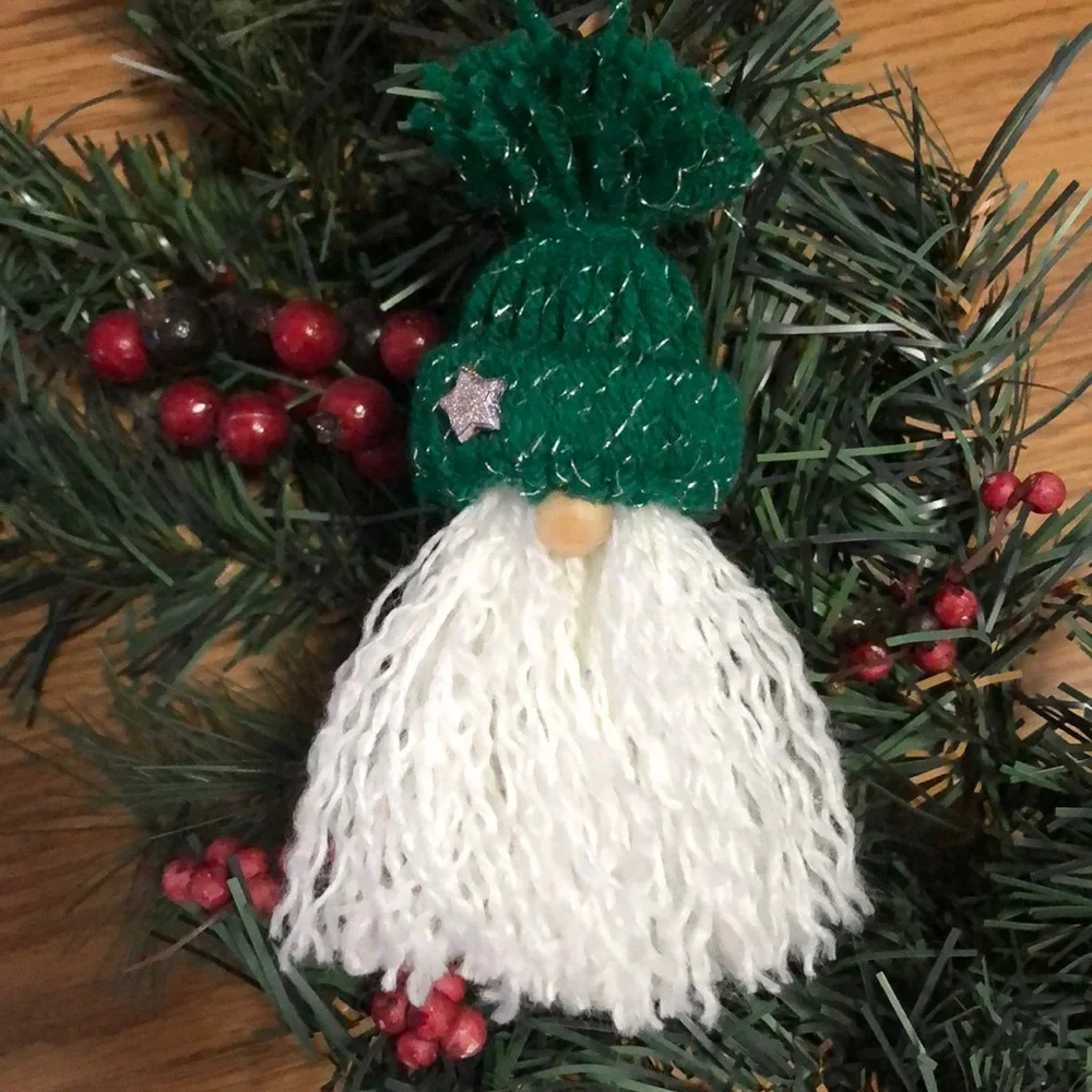 gnome yarn ornament